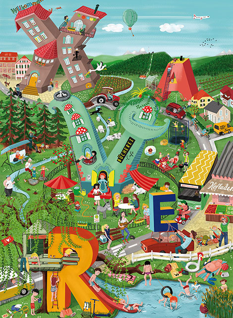 Namens-Wimmelbild