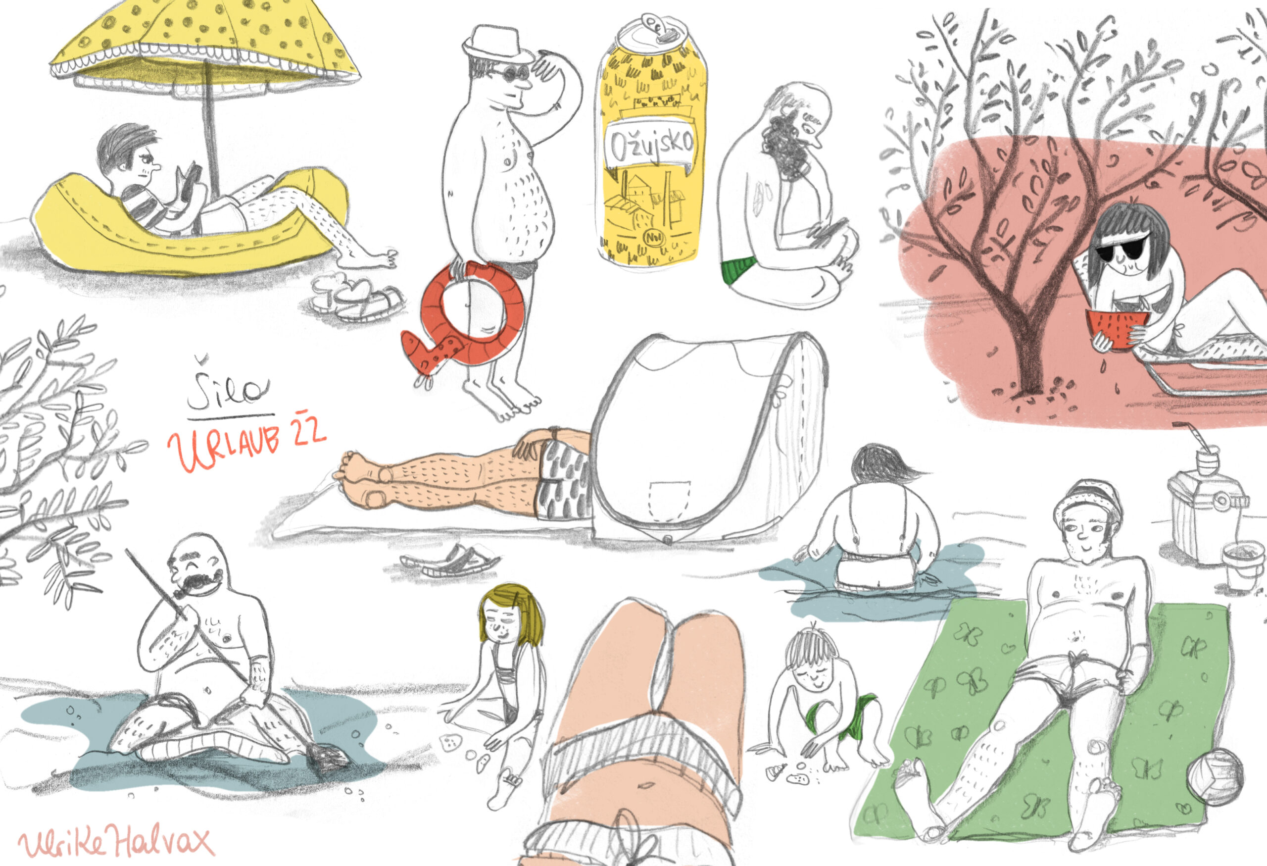 Kroatien5_urlaub_illustration_ulrikehalvax