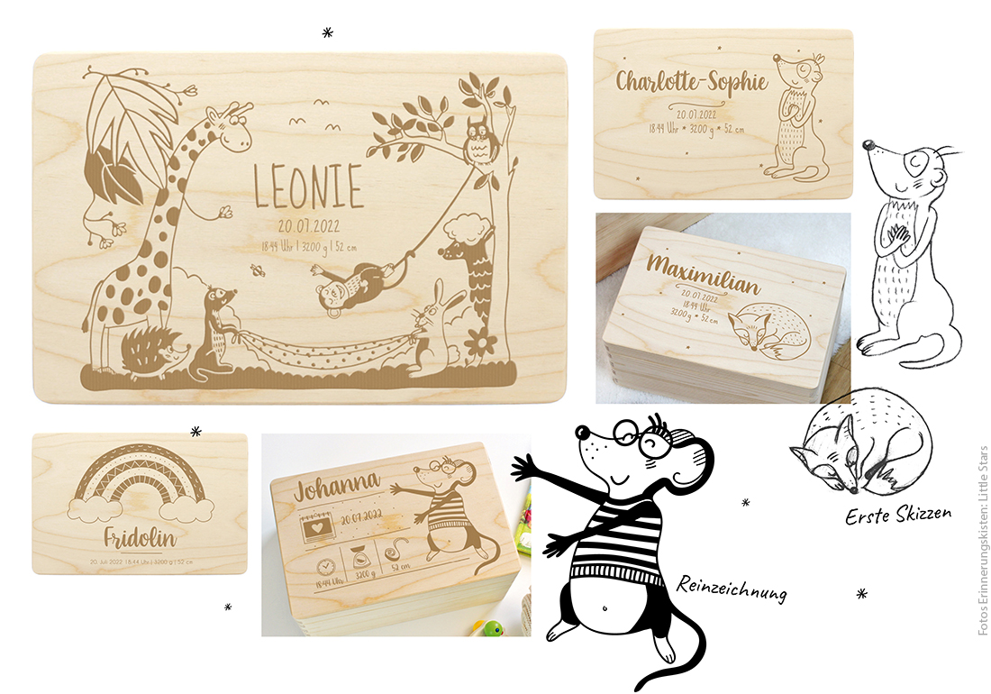 littlestars2_motivillustration_holzkisten_ulrikehalvax_gravur_tiermotive-Kopie
