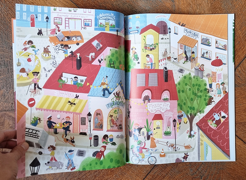 wimmelbuch_hund_kleinstadt_ulrikehalvax_illustration_buntewelt