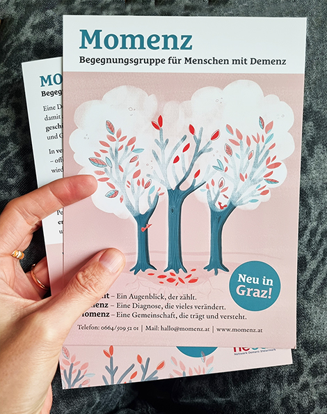Grafikdesign und Illustration für Demenzgruppe