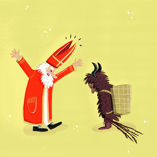nikolaus_krampus_illustration_adventkalender_ulrikehalvax