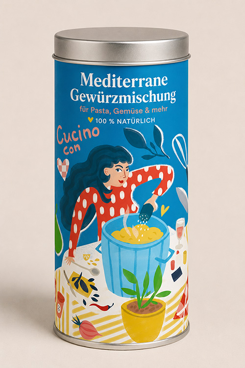 Food_packaging_illustration_woman_cooking_spieces_ulrikehalvax Kopie
